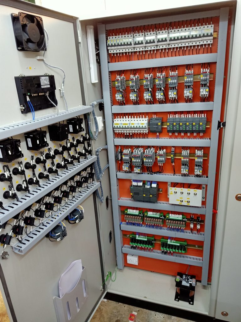 Vfd+ plc panel door